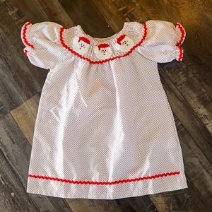 NWOT Christmas Dress 12-18 months Baby girls Santa Dress